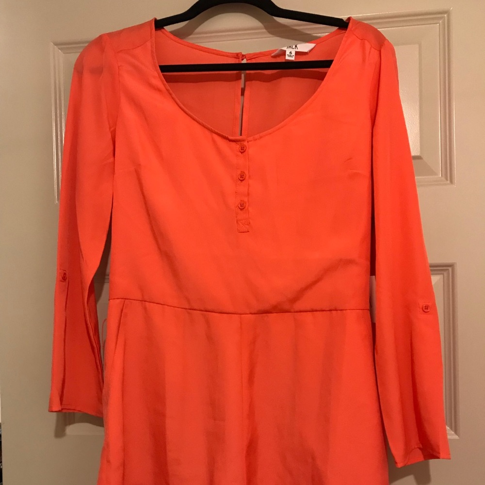 B.B. Dakota orange romper